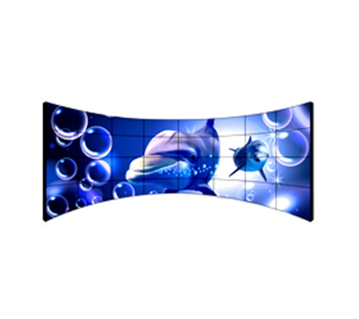 OLED arc splicing (transparent)